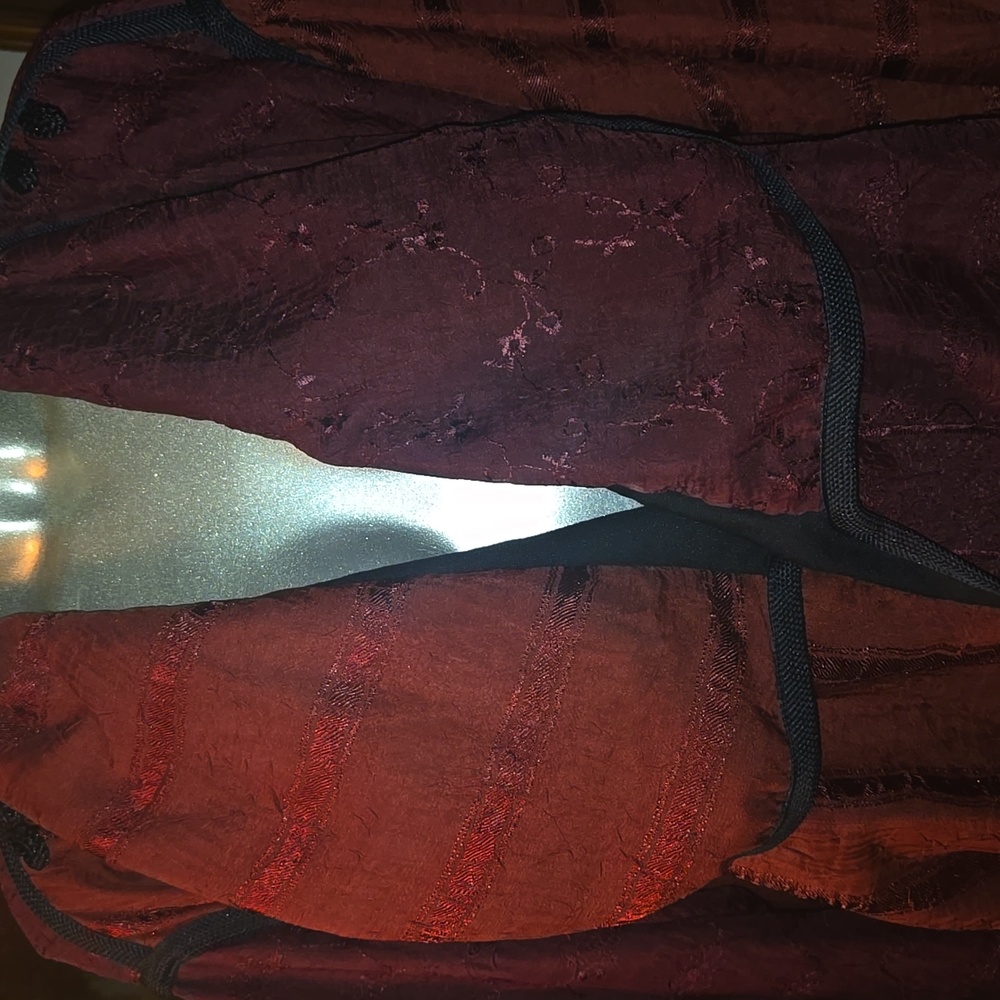 1980's Miko Francisco Vintage Designer Silk Jacket - Picture 3 of 10